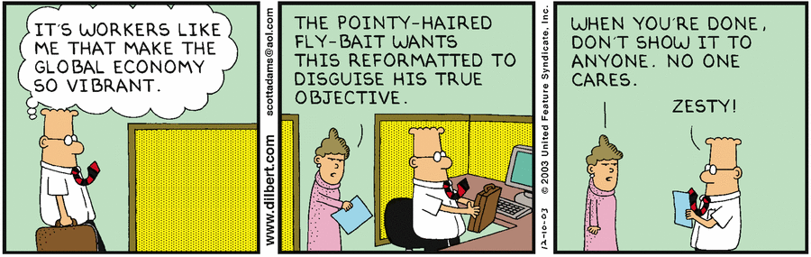 Dilbert Cartoon